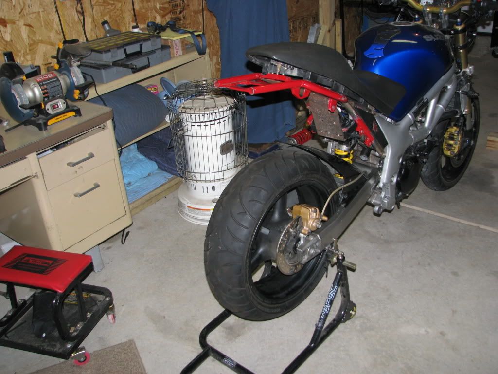 ZX6R swingarm swap on 1st gen SV650 Suzuki SV650 Riders Forum